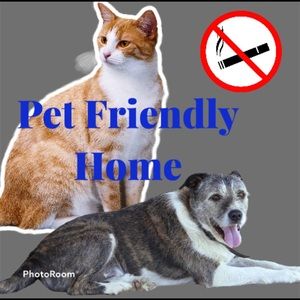 Smoke Free, Pet Friendly Home